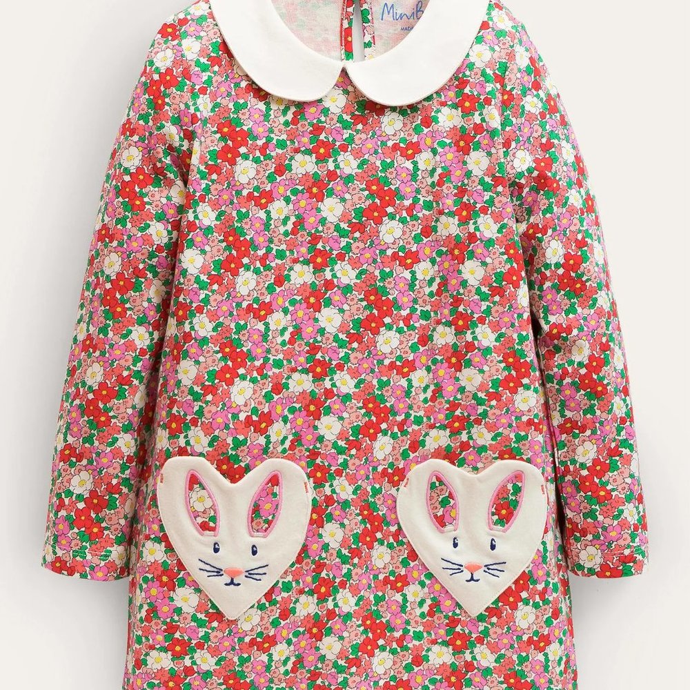 NWT Mini Boden Jersey Pocket Tunic
